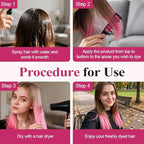 Festive Fun Hair Chalk Combs, Temporary Hair Dye Chalk Comb, Instant Hair Color Comb Washable Quick Dry Vibrant Temporary Color for All Ages for Birthday Party, Christmas Gifts (6 Colors) (10pcs)