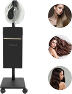 110V 600W Nano Hair Steamer Machine, Professional Micro Mist Salon Hair Processor, Salon Spa Equipment Vertical Nano Hair Steamer for Deep Hair Care Repair, Hair Styling