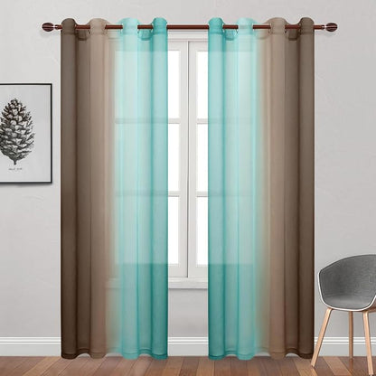 DWCN Ombre Sheer Curtains - Image 6