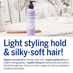 Dr. Bronner's - Organic Hair Creme (Lavender Coconut, 6 Ounce)