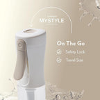 FLAIROSOL MyStyle, Spray Bottle for Hair - Small Travel Spray Bottle, Ultra Fine Continuous Water Mist for Face, Hairstyling, Salon, Cleaning, Beauty, Toners, Hydration & Makeup, 3.04oz / 90ml, White