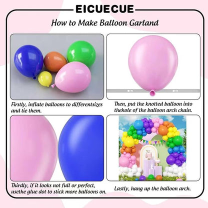 426Pcs Rainbow Balloon Arch Kit - Image 3