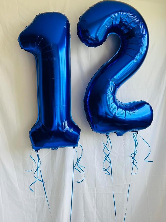 Blue Number 3 Balloon 40 Inch - Image 8