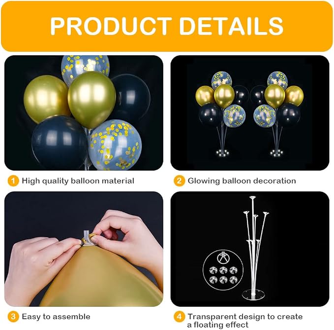 Ainiv 2 Set Table Balloon Stand Kit - Image 2