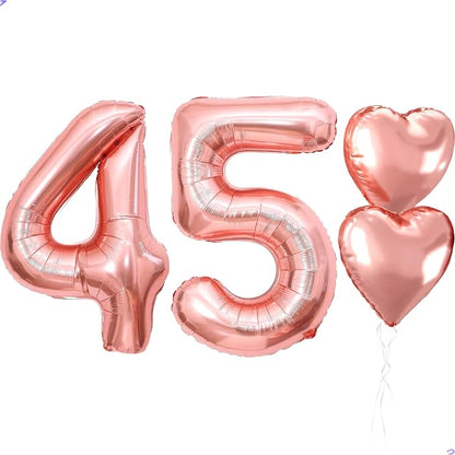 40 inch Rose Gold Birthday Balloons by Unknown