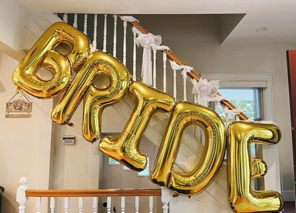 40 Inch Letter Foil Balloons Gold - Image 6