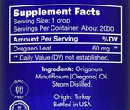 Zongle Therapeutics Oregano Oil, Food Grade, Safe for Ingestion, Edible, for Drops, Kids – 100% Pure, Oregano Essential Oil, 4 OZ