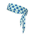 Men Women Beauty Skinny Sports Sweatbands Head Decor for Running Travel Shower, Elastic Multi Style Ocean Animal Turquoise Blue Sea Turtles Head Ribbon Headwear