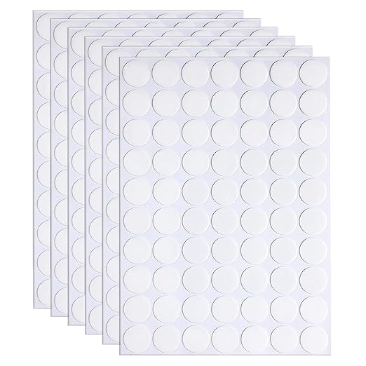 350pcs Transparent Double Sided Sticky Dot Stickers Heavy Duty, 20mm/0.79" by Pormkig