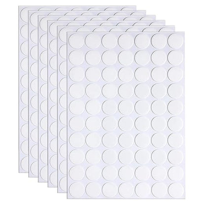 350pcs Transparent Double Sided Sticky Dot Stickers Heavy Duty, 20mm/0.79" by Pormkig
