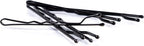 Amazon Basics No Slip Bobby Pins, 48 count, Black High, Gloss Bobby Pins for Pain Free, Comfortable, All-Day Styling and UpDos. For All Hair Types