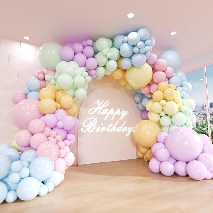 Pastel Rainbow Balloon Arch Kit, Engagements, Gender Reveal, Anniversary by ADOINBY