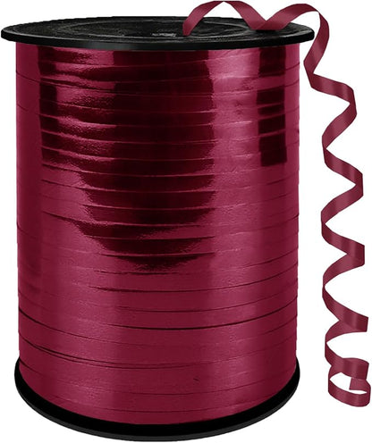 Premium Burgundy Curling Ribbon，500 Yard，1/5" by SXDMHYB