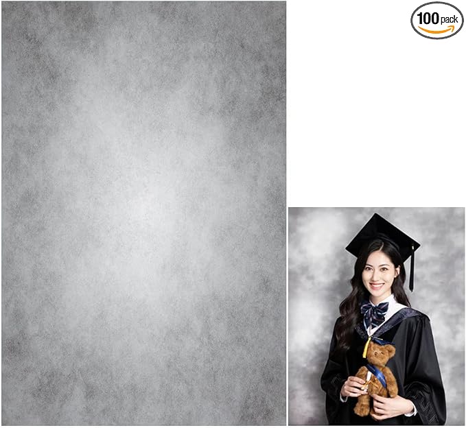 8x16ft Gray Abstract Photography Backdrops Grey Portrait Photo Studio Prop by HMTFOTO
