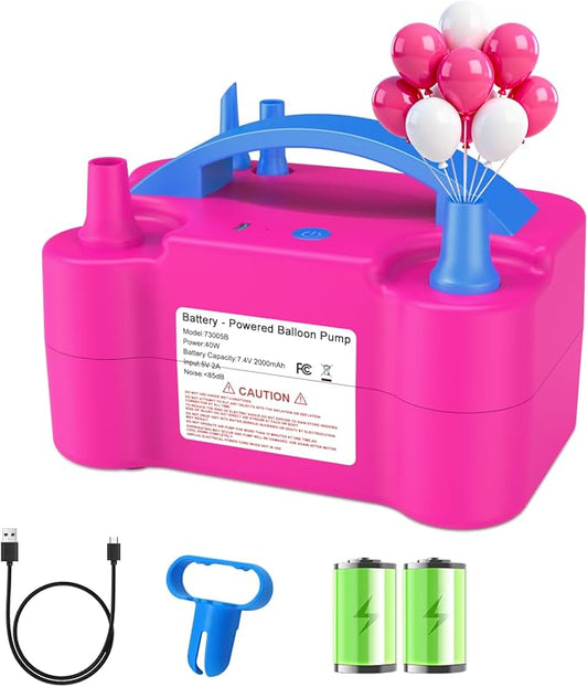 Balloon Pump Electric Balloon Blower Machine Foil Balloon Pump by Fikowo