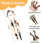 Prestige Hair Pins,French Hair Pin 3Pack Elegant Women Hair Accessories Suitable for Thick or Thin Hair (Light red, Black, Khaki)