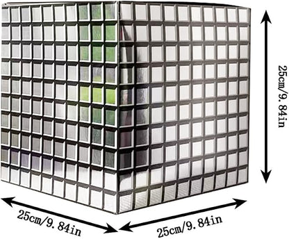 Balloon Boxes，4 Pcs Disco Style Cube Paper Boxes - Image 2