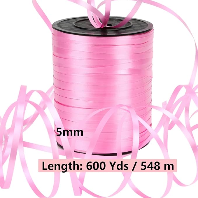 600 Yards Curling Ribbon, Balloon String Roll Ribbon and Bows - Image 5