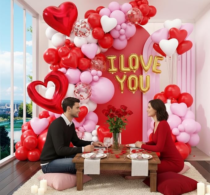 Valentine's Day Balloon Arch Kit - Image 4
