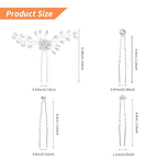 Gingbiss Wedding Hair Accessories Set for Bridal, Silver Pearl Rhinestone Hair Pins Wedding Hair Comb for Brides Bridesmaids Women Girls