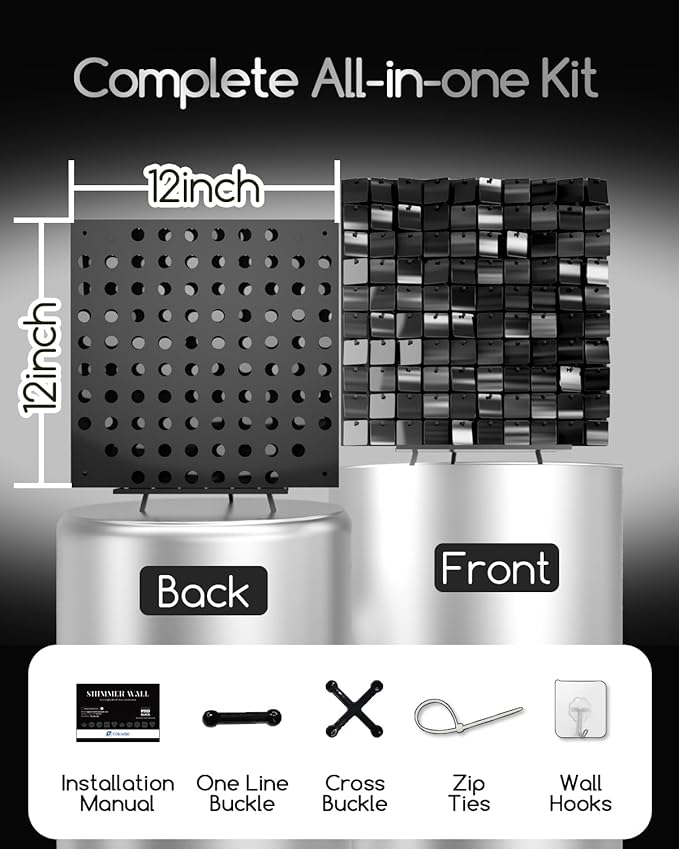 ProBlack Series Shimmer Wall Backdrop - Image 2