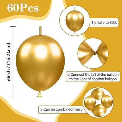 Gold Link Balloons - Image 2