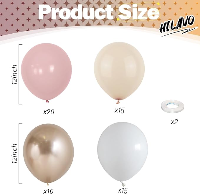 Dusty Pink Balloons - Image 2