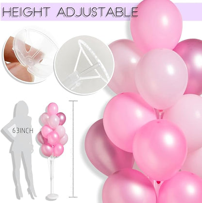 Pink Balloon Stand Kit Set of 2 - Image 4