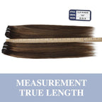 Straight Clip In Hair Extensions Real Human Hair 8Pcs Clip In Balayage Dark Brown to Chestnut Brown Human Hair Extensions with 18Clips Lace Weft 120g 20inch