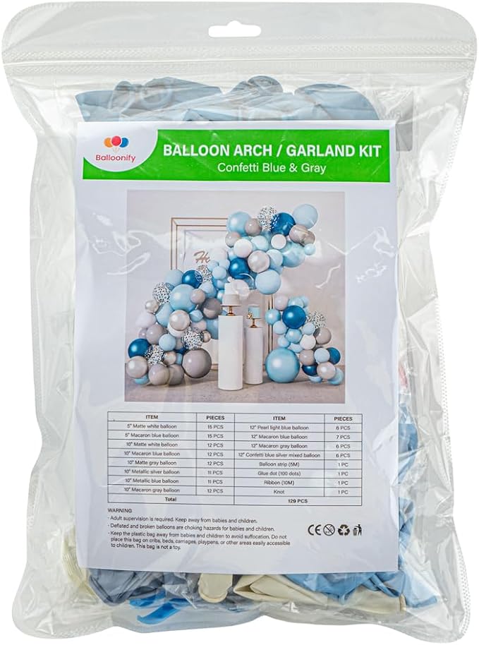Restaurantware-Balloonify Balloon Garland Set, 1 Party Decoration Kit - Image 2