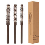 Volume Wand - Round Blow Dry Brush for Hair Styling | Compact Barrel Set with Heat-Resistant Bristles, Lightweight Frame for Bang Shaping, Beard Grooming, Root Lifting and Fringe Curling