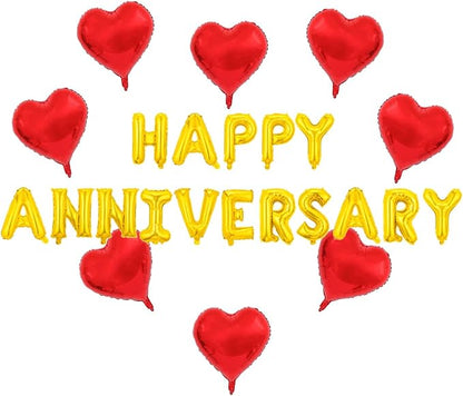 Happy Anniversary Balloon Banner Love Party Decoration by Unknown