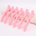 30 Pack Pink Alligator Hair Clips for Styling Sectioning Large Salon Pro Hair Clips for Barber Hair Coloring, Cutting, Sectioning Big Gator Clips Hair Styling Accessories for Women Men