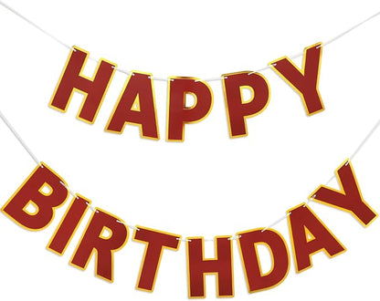 Pre-Strung Happy Birthday Banner by LITAUS