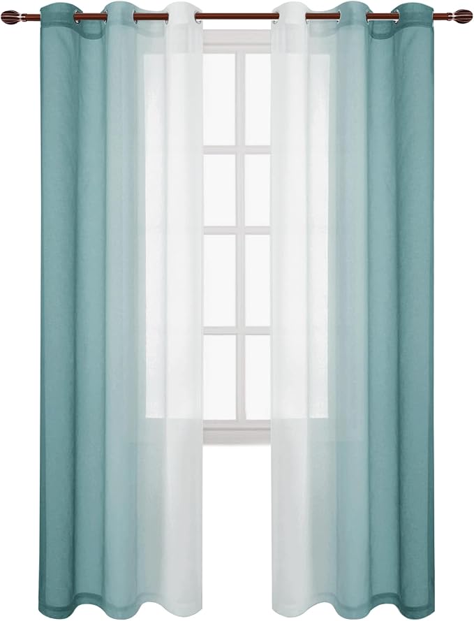 DWCN Ombre Sheer Curtains - Image 7