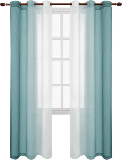 DWCN Ombre Sheer Curtains - Image 7