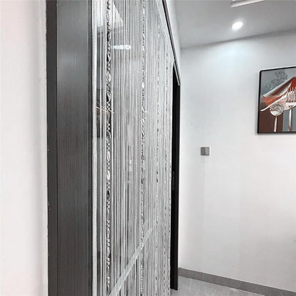 ave split 100cmX200cm Decorative Door String Curtain Beads Wall Panel Fringe - Image 3