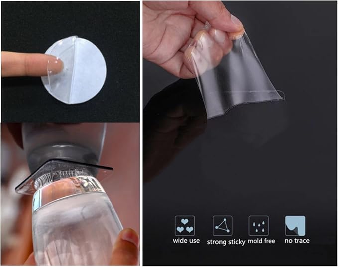 4 Mounting Tabs2.1 inches Diameter Adhesive Pads Round Double Sided Foam Tapes - Image 2