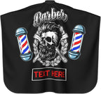 Custom Barber Cape for Men Personalized Professional Hair Cutting Cape with Text for Home Salon Barbershop
