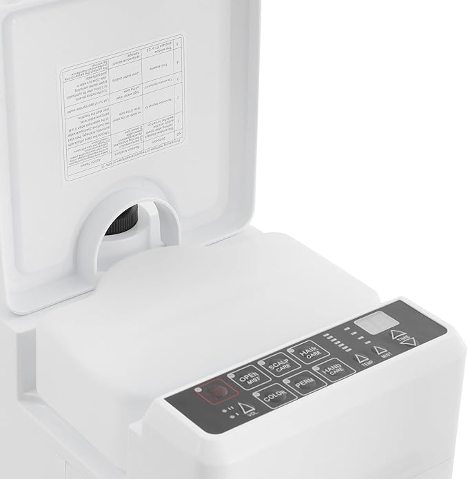 Vertical Nano Hair Steamer,Multifunctional Hair Dyeing Machine with Removable Water Tank Strong Power and Multiple Modes LCD Display Nano Hair Steamer Machine for Home in Hairdressing Salons Etc