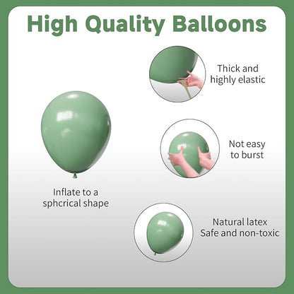 Sage Green Balloons Arch Kit - Image 5