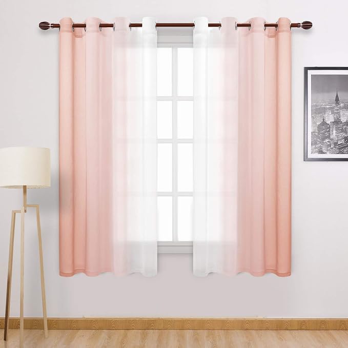 DWCN Ombre Sheer Curtains by DWCN