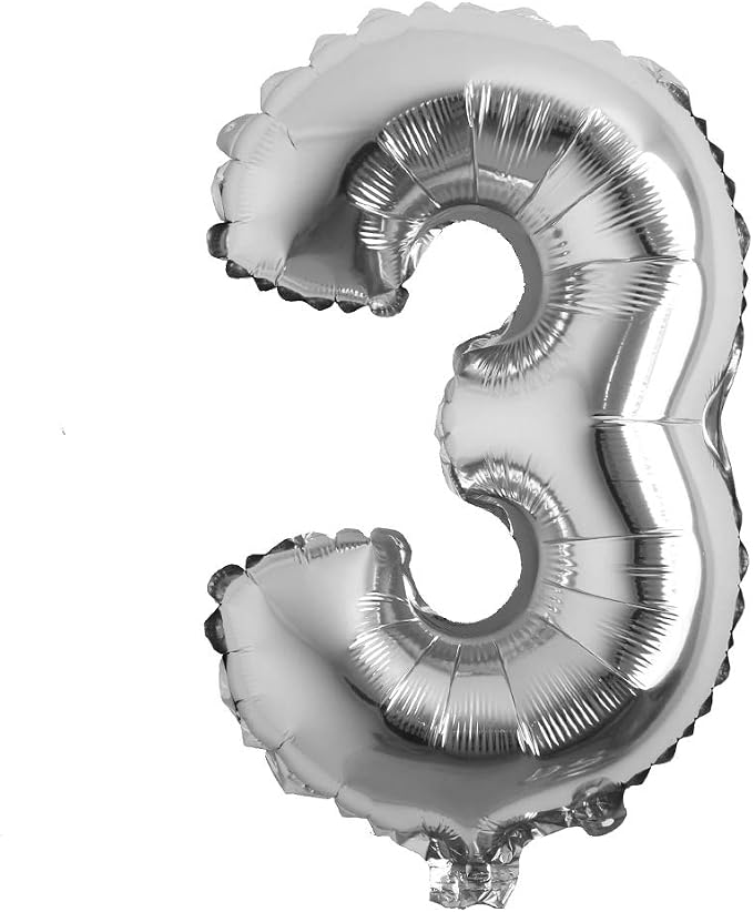 32 inch Letter Balloons Silver Alphabet Number Balloons Foil Mylar Party by REIANS