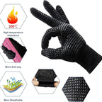 Heat‑Resistant Gloves–Silicone‑Grip Protection for Hair Styling, Curling & Flat Iron, Heat Press, Sublimation–Universal Fit
