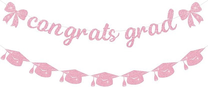 2026 Graduation Banners Party Decorations Black Class of 2026 by ZXOPM