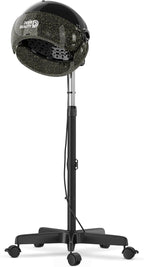 Professional Standing Hair Dryer - 1875W Floor Standing Hooded Dryer Hair Bonnet with Ionic Generator for Professional Salon Station Spa Home Use Hair Drying Treatment Adds Shine Volume (Black)