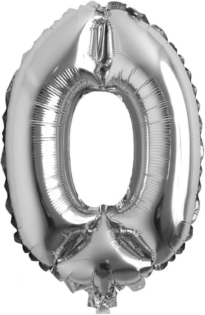 32 inch Letter Balloons Silver Alphabet Number Balloons Foil Mylar Party by REIANS