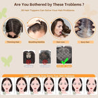 Hair Toppers for Women with Thinning Hair Toppers 360° 3D Topper Hair Pieces for Women Smiling Style Leads Fashion