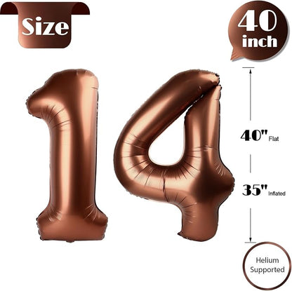 Brown 14 Balloon - Image 5