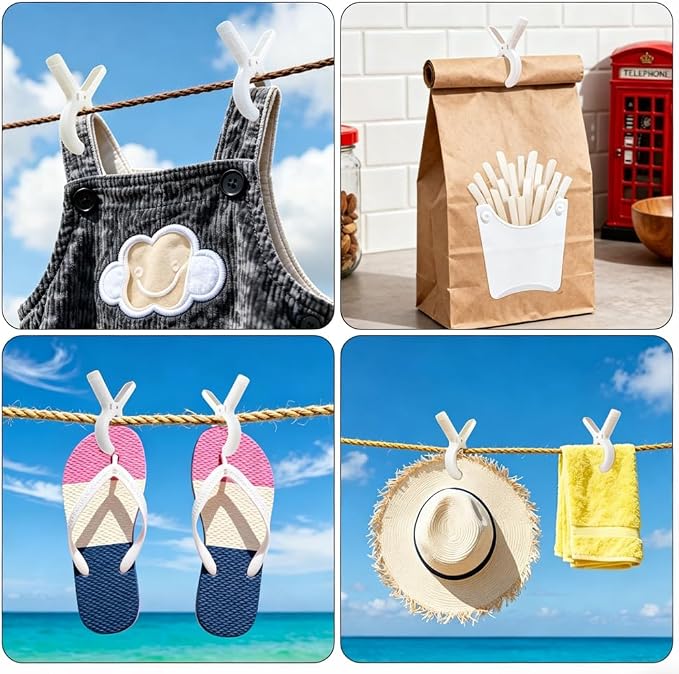 10 Pack Large Beach Towel Clips - Image 6